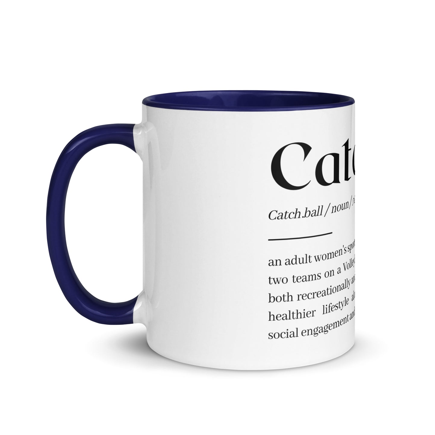 Catchball Dictionary Definition Colored Mug