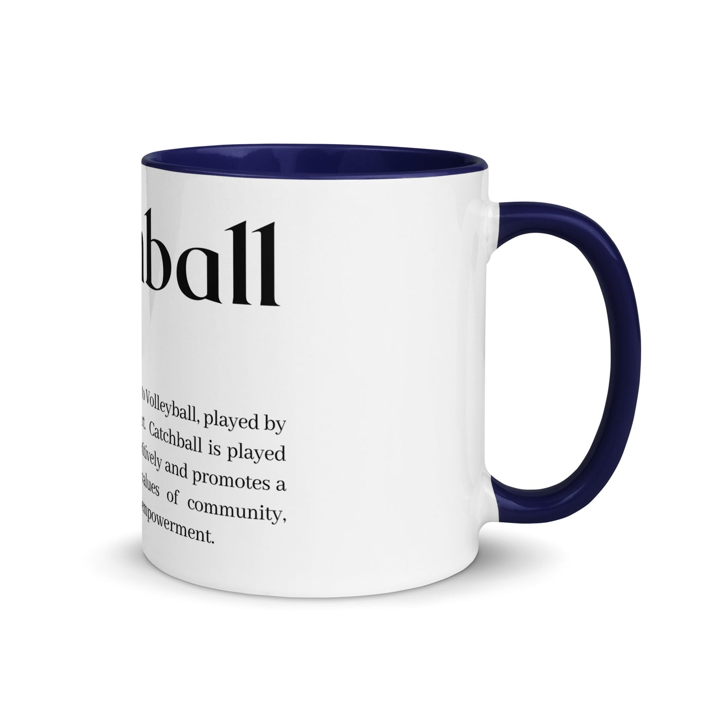 Catchball Dictionary Definition Colored Mug