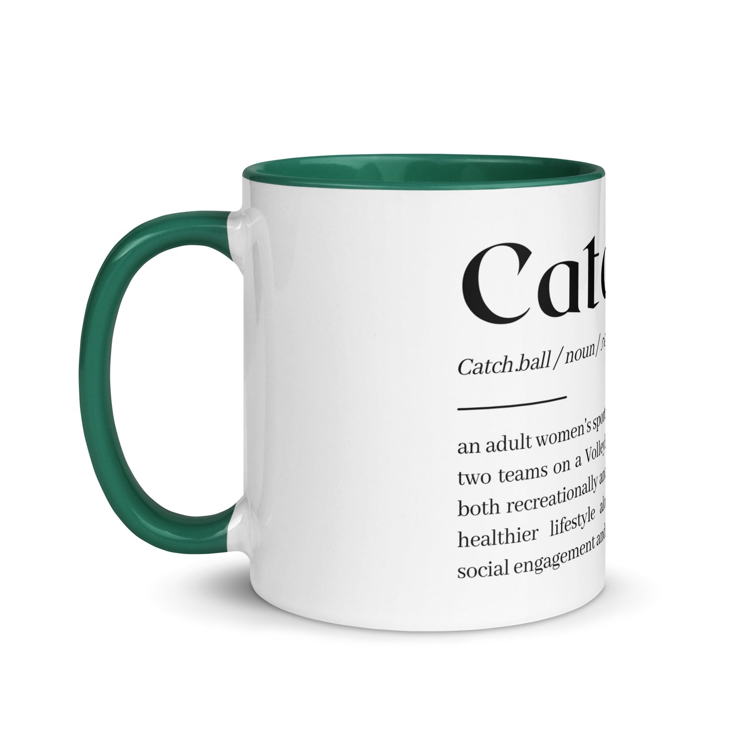 Catchball Dictionary Definition Colored Mug