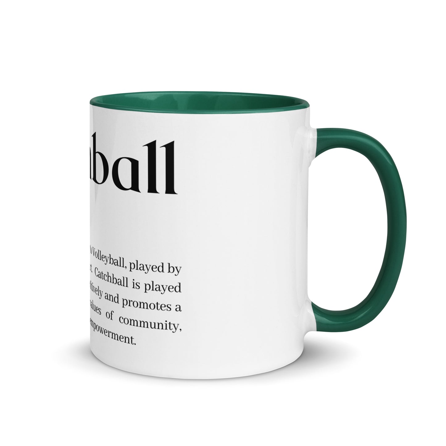 Catchball Dictionary Definition Colored Mug