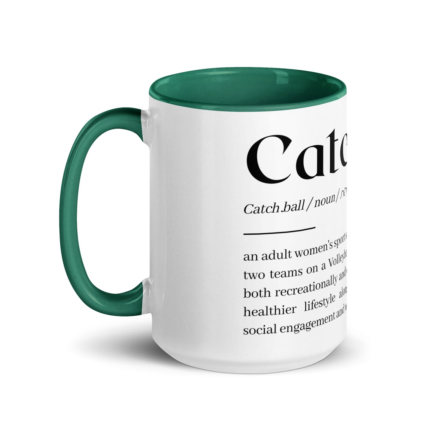 Catchball Dictionary Definition Colored Mug