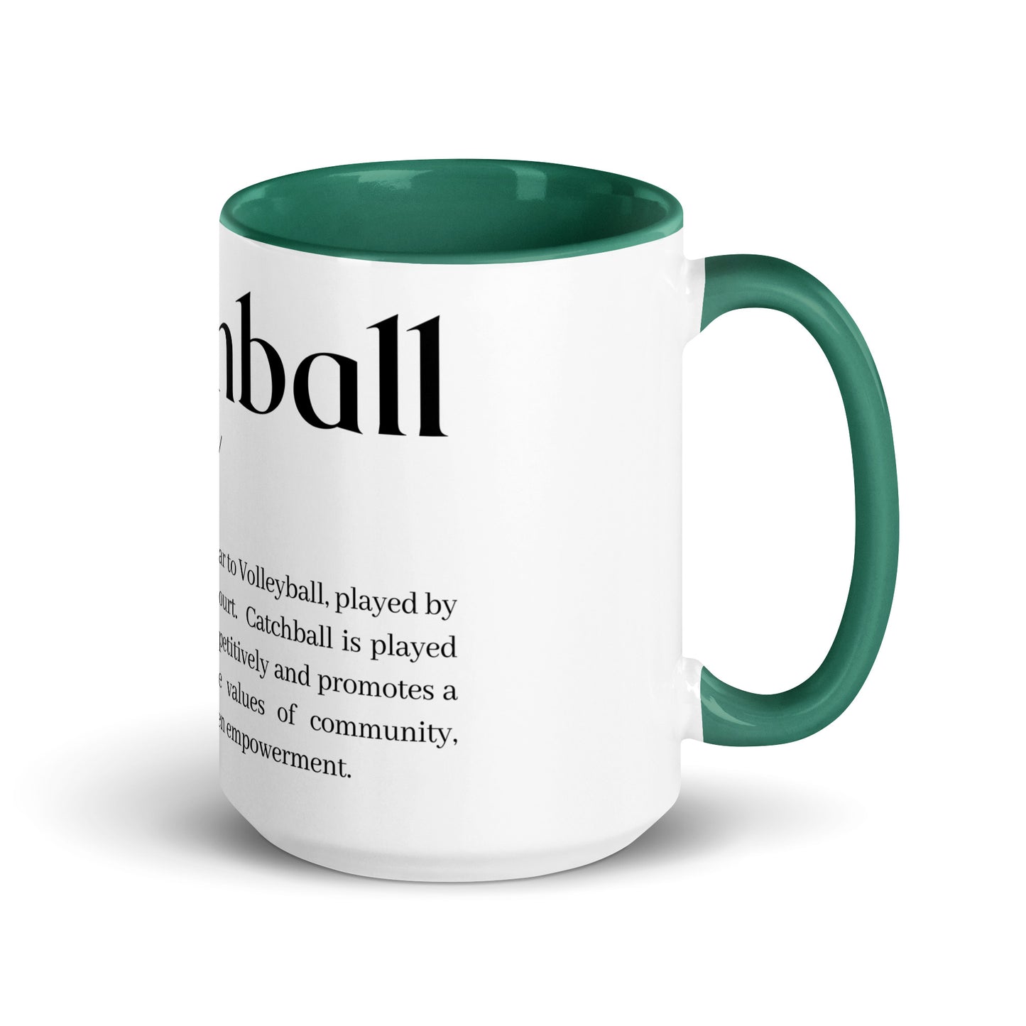 Catchball Dictionary Definition Colored Mug