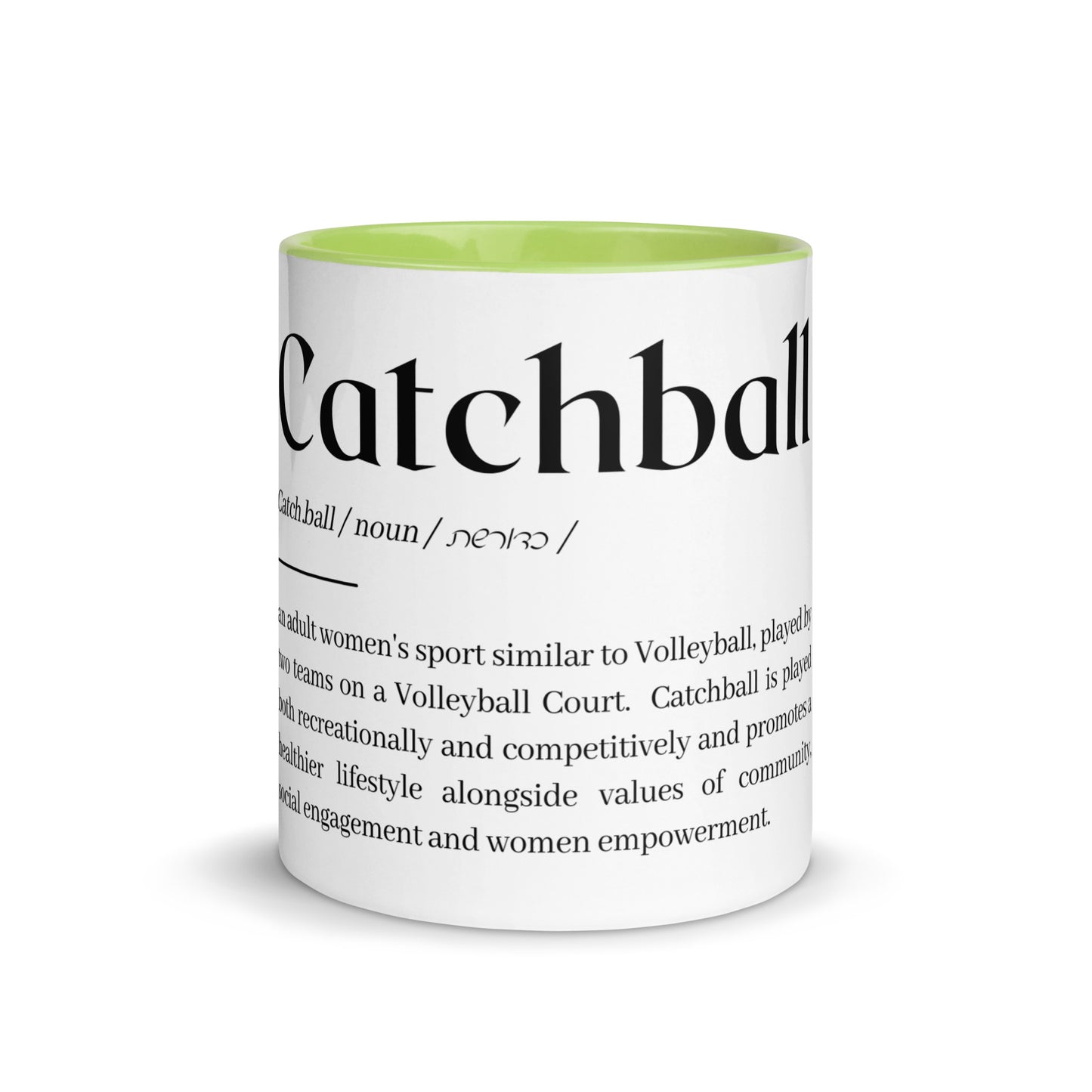 Catchball Dictionary Definition Colored Mug