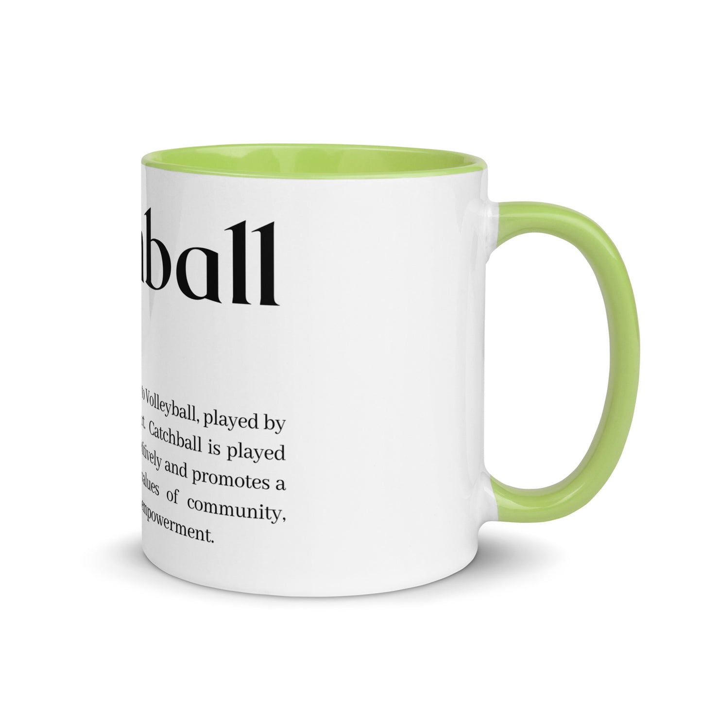 Catchball Dictionary Definition Colored Mug