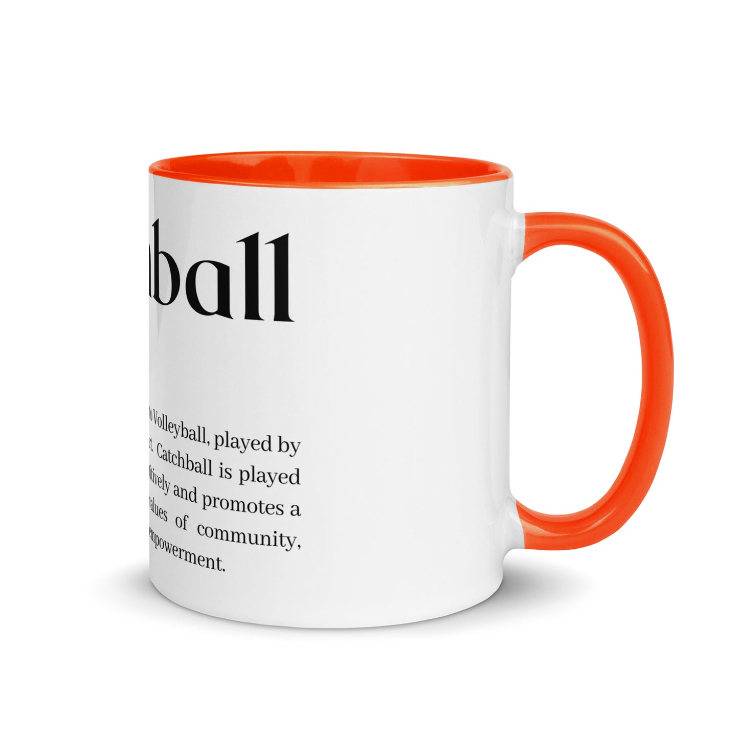 Catchball Dictionary Definition Colored Mug