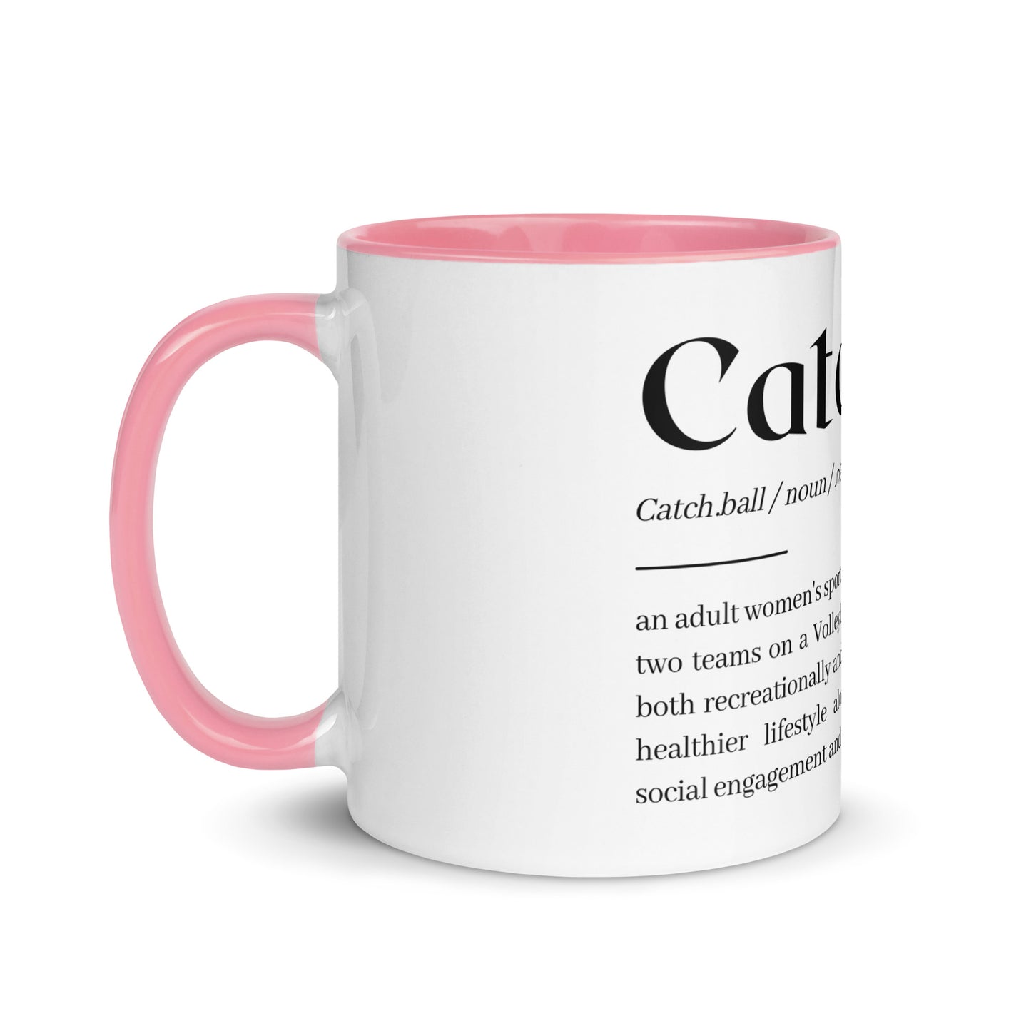 Catchball Dictionary Definition Colored Mug