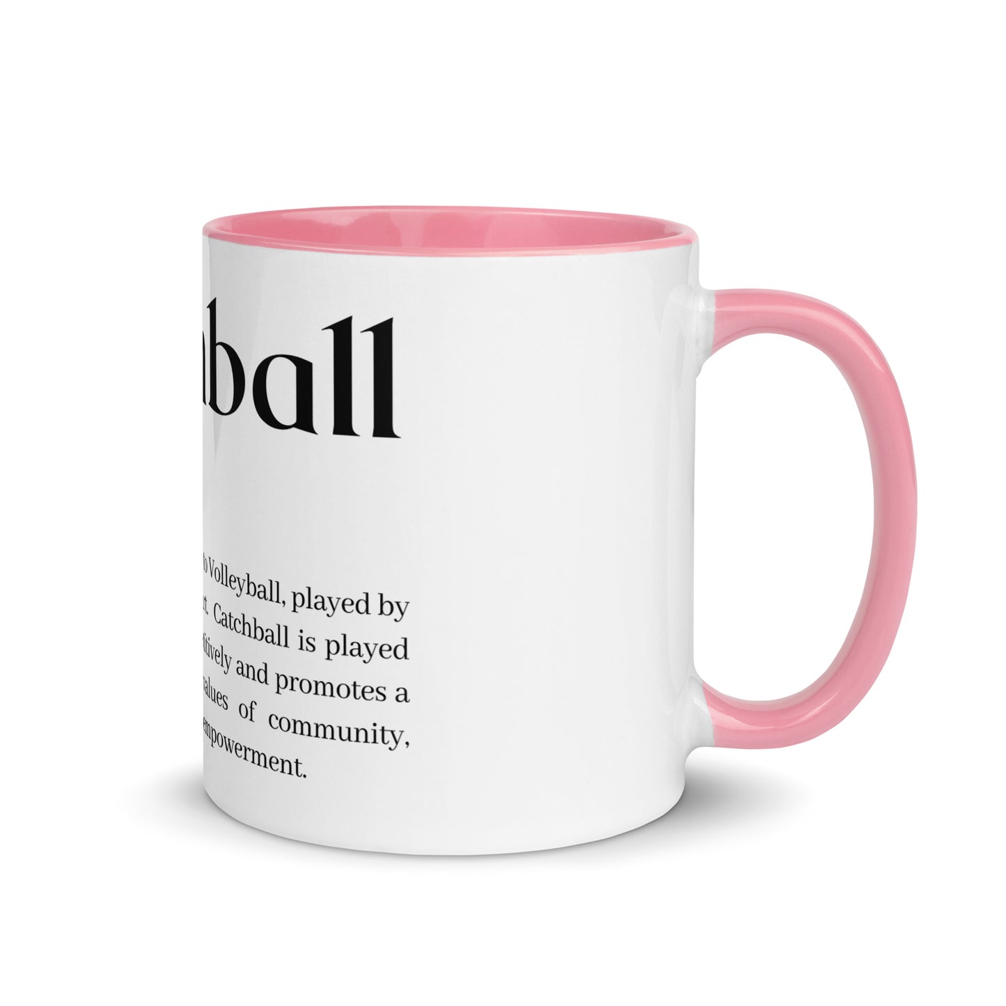 Catchball Dictionary Definition Colored Mug