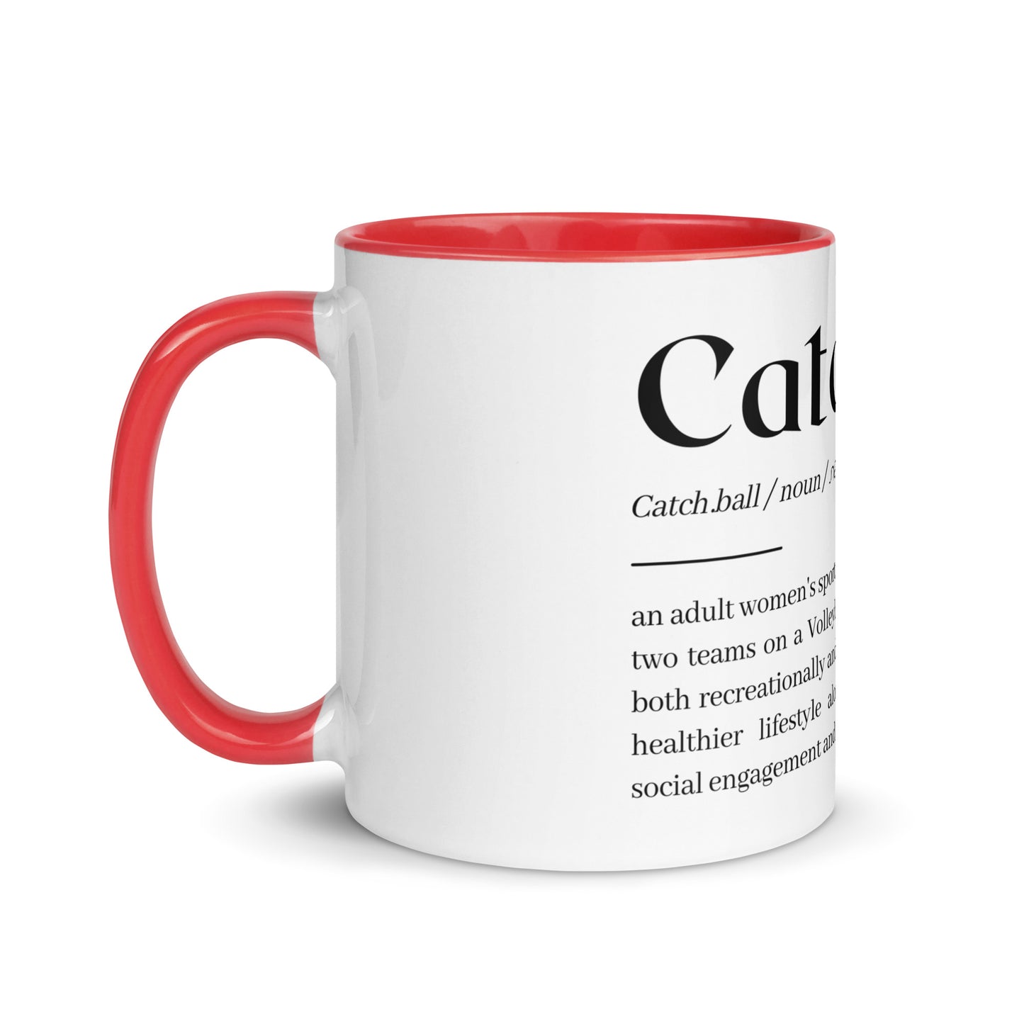 Catchball Dictionary Definition Colored Mug