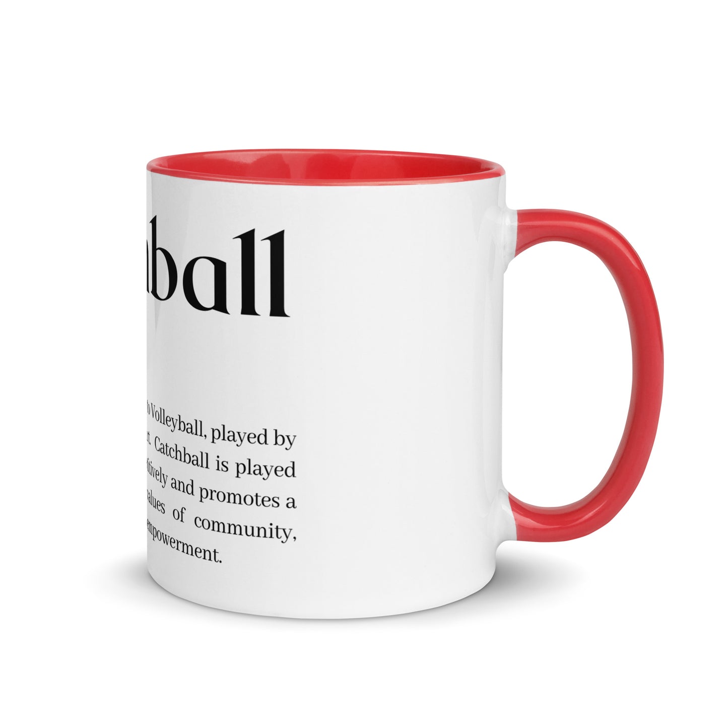 Catchball Dictionary Definition Colored Mug