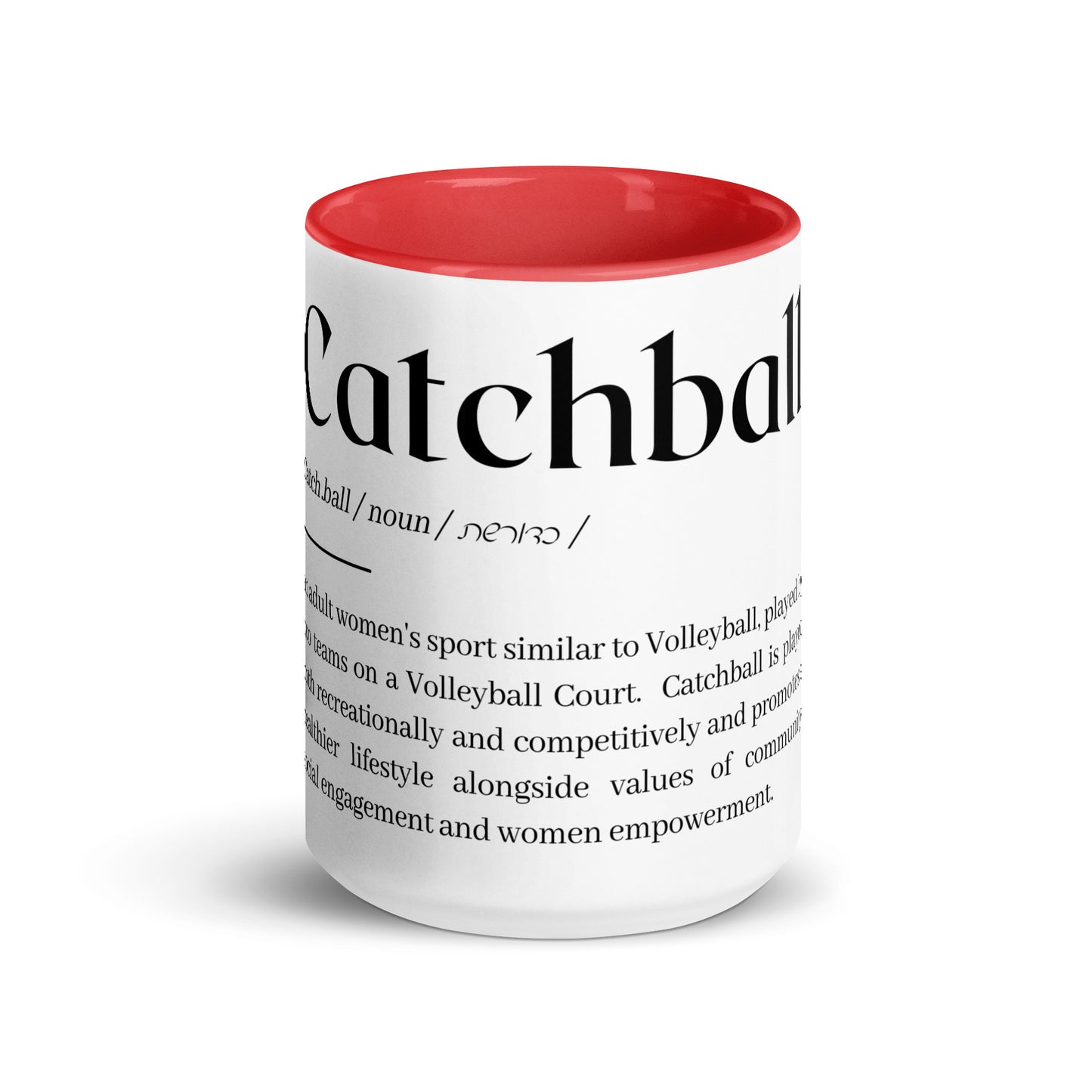 Catchball Dictionary Definition Colored Mug