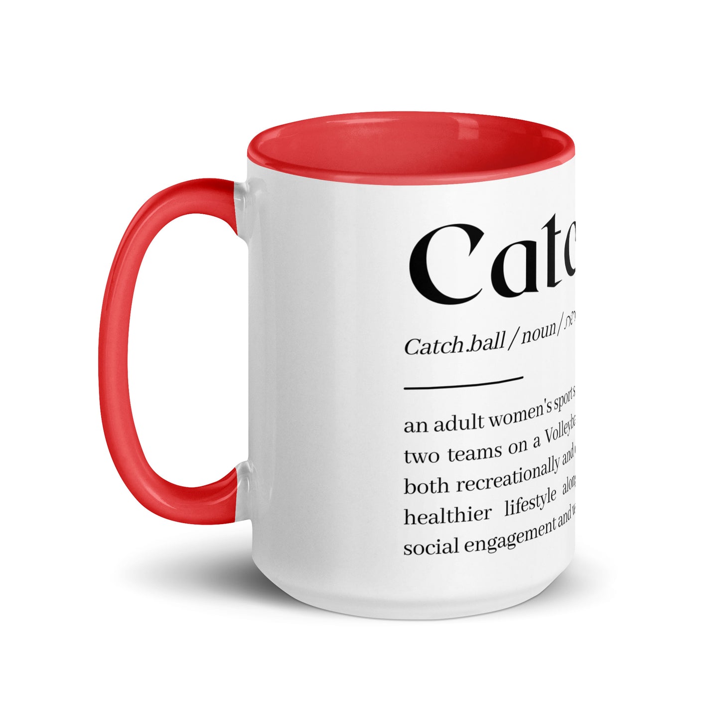 Catchball Dictionary Definition Colored Mug