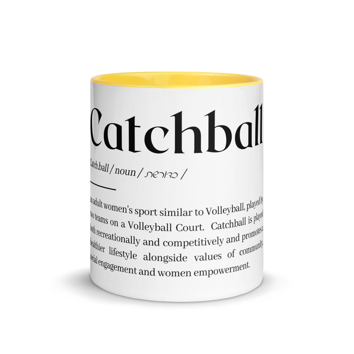 Catchball Dictionary Definition Colored Mug